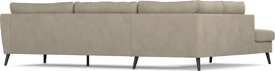 County - 2,5-sits soffa med divan vänster - Beige