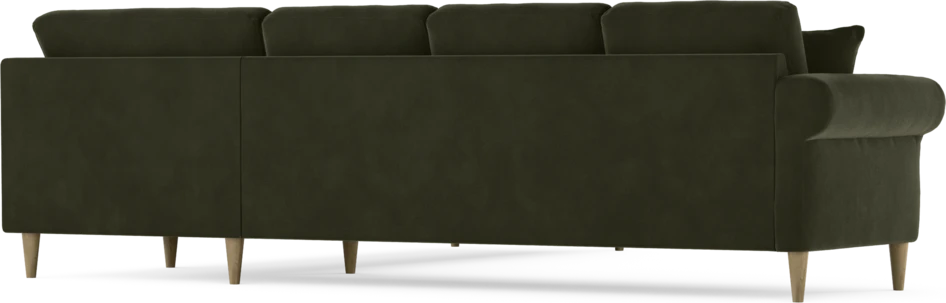 Eden - Hörnsoffa, 3+3-sits - Grön