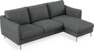 Madison Lux - 2-sits soffa med schäslong höger - Grå