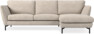 Madison Lux - 2-sits soffa med schäslong höger - Vit