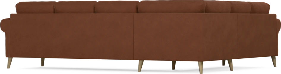 Eden - Hörnsoffa, 2+3-sits - Orange