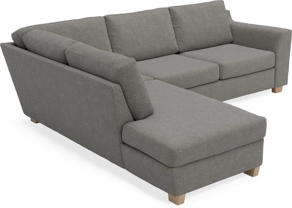 Friday - 2,5-sits soffa med divan vänster - Grå