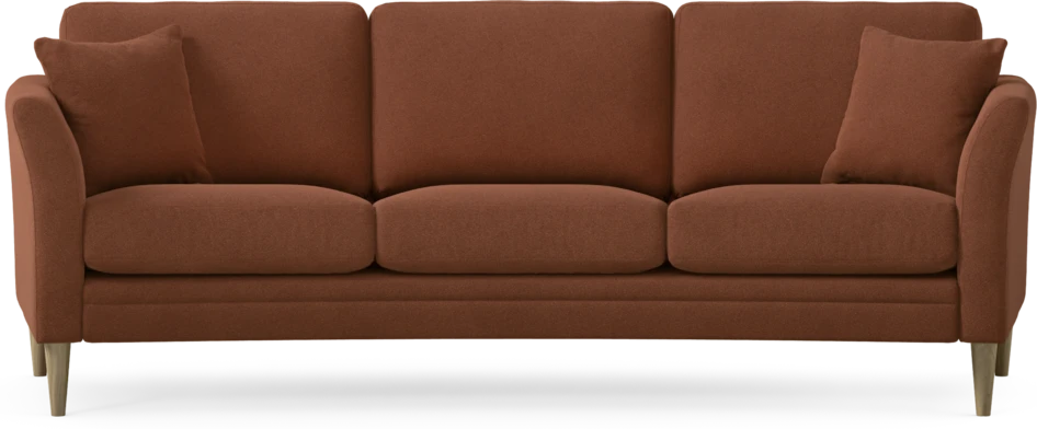 Eden - 3-sits soffa svängd - Orange