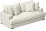Mila - 3-sits soffa, hel dyna - Vit