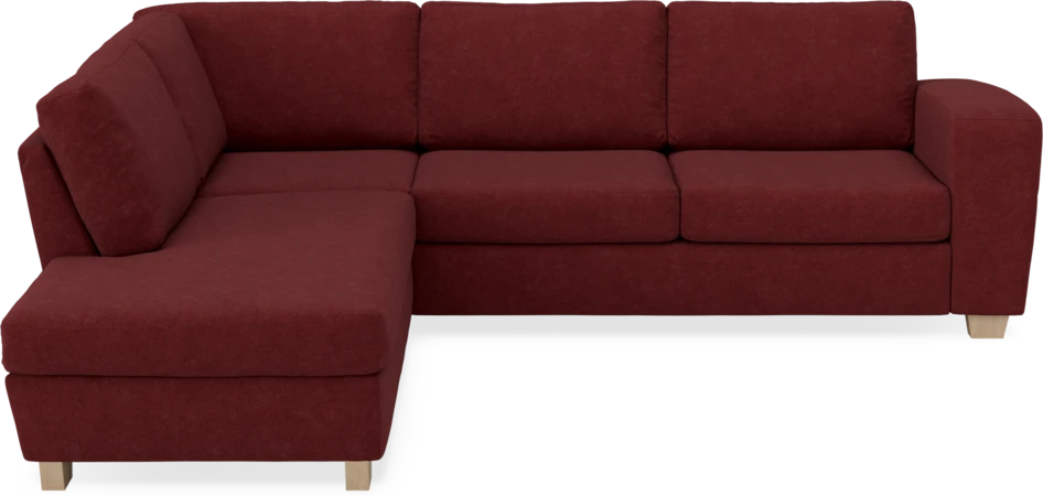 Friday - 2,5-sits soffa med divan vänster - Rosa