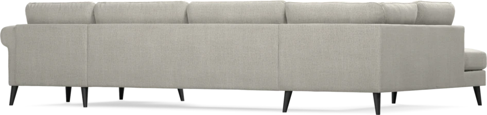 Bridge - 3-sits soffa med divan vänster och schäslong höger - Grå