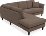 Eden - 2-sits soffa med divan - Beige