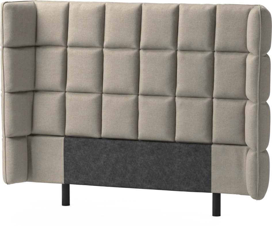 Delux Rutig - Sänggavel, 120-180 cm - Beige