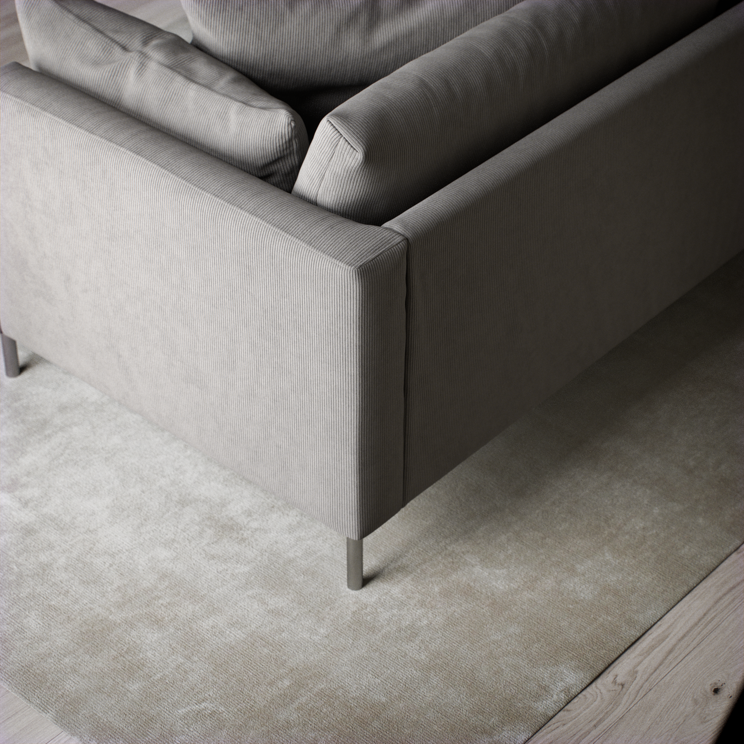 Harper - 3-sits soffa, hel dyna - inspiration