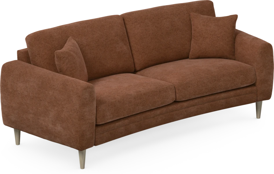 Eden - 2,5-sits soffa svängd - Orange