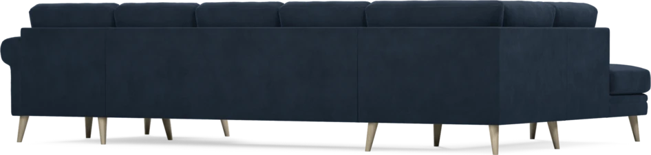 Eden - 3-sits soffa med divan vänster och schäslong höger - Blå