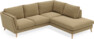 Madison - 2-sits soffa med divan höger - Brun