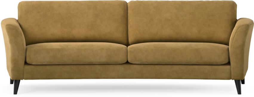 Bridge - 3-sits soffa svängd - Gul