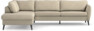County - 2,5-sits soffa med divan vänster - Beige