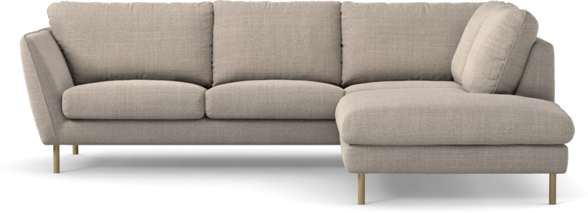 Madison Lux - 2-sits soffa med divan höger - Beige