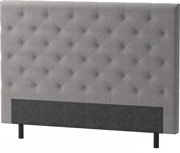 Delux Pikerad - Sänggavel, 90-210 cm - Grå