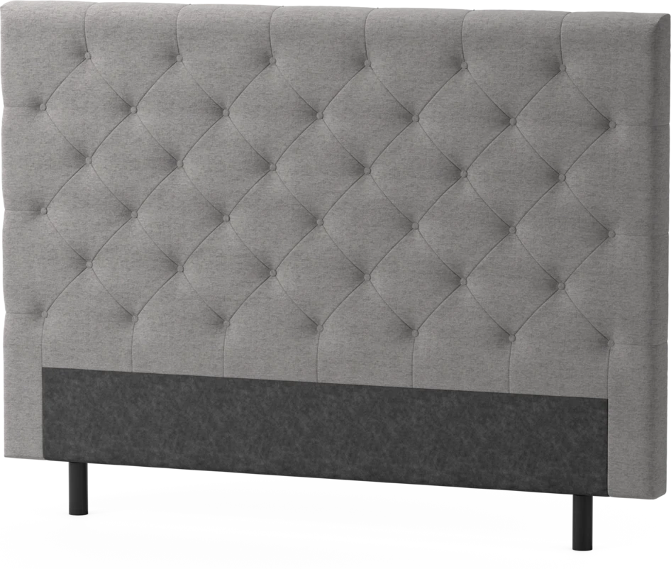 Delux Pikerad - Sänggavel, 90-210 cm - Grå