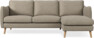 Madison - 2-sits soffa med schäslong höger - Beige