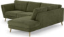Madison Lux - 2-sits soffa med divan höger - Grön