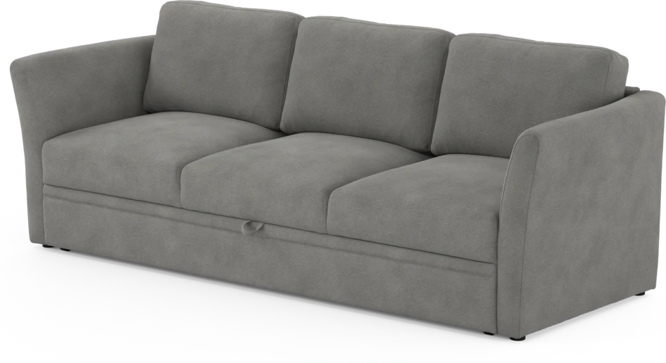 Öland - Bäddsoffa 3-sits, längsbäddad - Grå