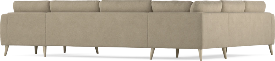 Bridge - Hörnsoffa, 2+3-sits med schäslong höger - Beige