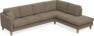 Eden - 3-sits soffa med divan - Gul