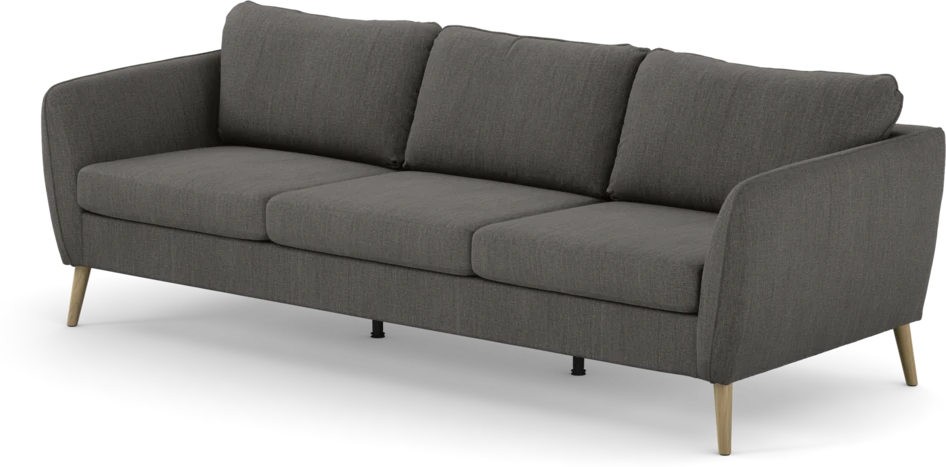 County - 3-sits soffa - Brun