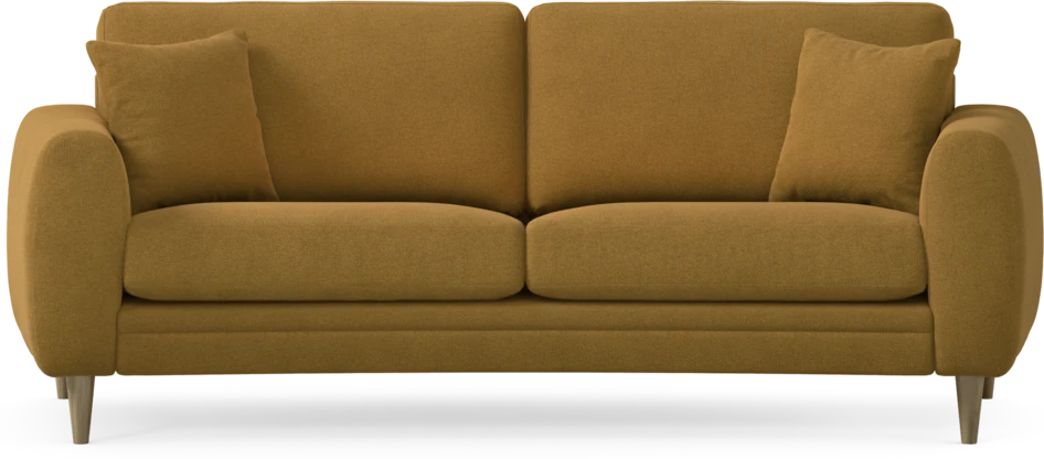 Eden - 2,5-sits soffa svängd - Gul