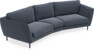 Madison - 3-sits soffa svängd, 90 cm - Blå