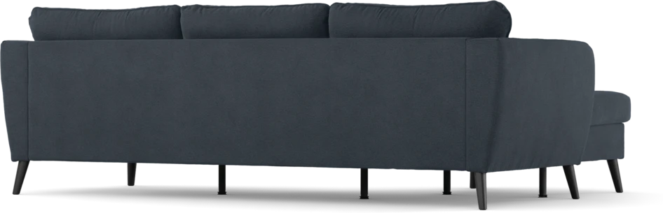 County - 3-sits soffa med flyttbar schäslong - Blå