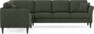 Eden - Hörnsoffa, 2+3-sits - Grön