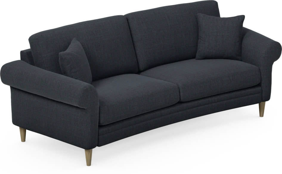 Eden - 2,5-sits soffa svängd - Blå