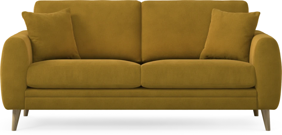 Eden - 2,5-sits soffa - Gul
