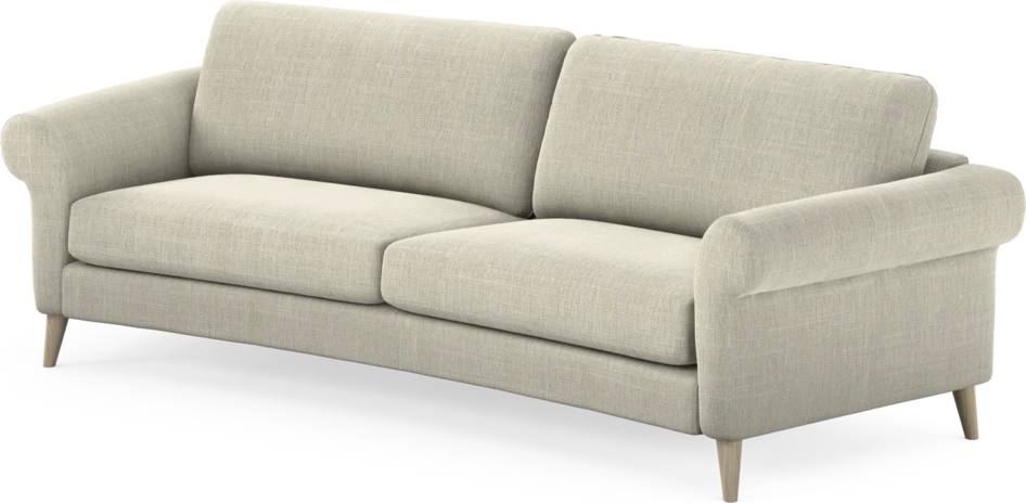 Bridge - 3-sits soffa svängd - Beige