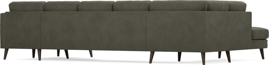 Eden - 3-sits soffa med divan vänster och schäslong höger - Grå