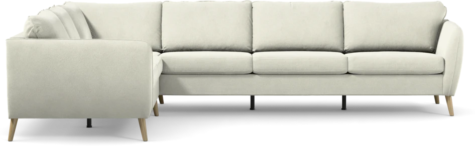 County - Hörnsoffa, 2+3-sits - Vit