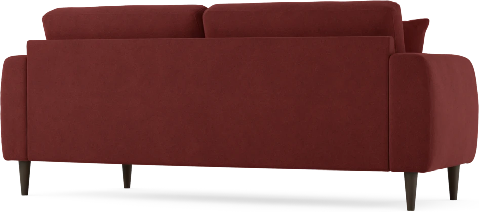 Eden - 2,5-sits soffa svängd - Röd