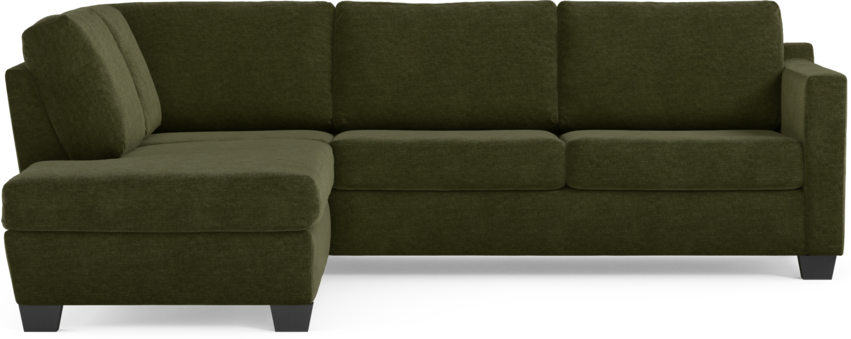 Friday - 2,5-sits soffa med divan vänster - Grön