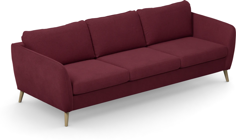 County - 3-sits soffa - Röd