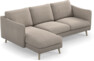 Madison Lux - 2-sits soffa med schäslong vänster - Beige