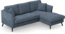 Eden - 2-sits soffa med schäslong - Blå