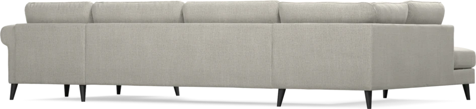 Bridge - 3-sits soffa med divan vänster och schäslong höger - Grå