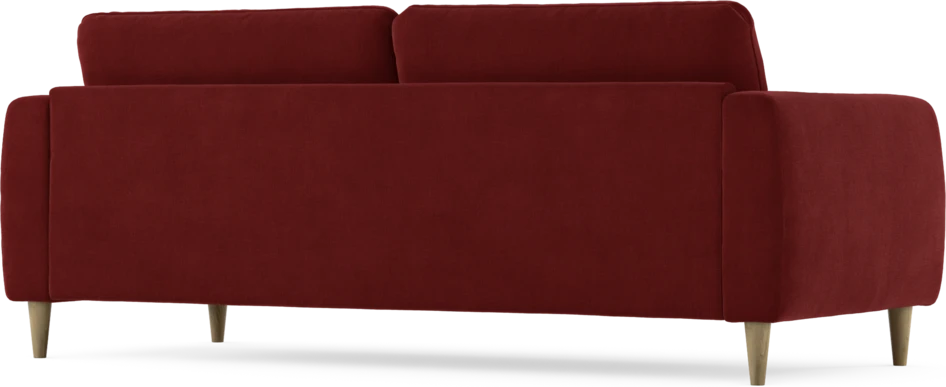 Bridge - 3-sits soffa - Röd