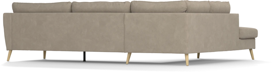 County - 2,5-sits soffa med divan vänster - Beige