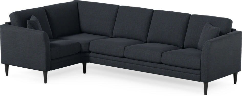 Eden - Hörnsoffa, 1+3-sits - Blå