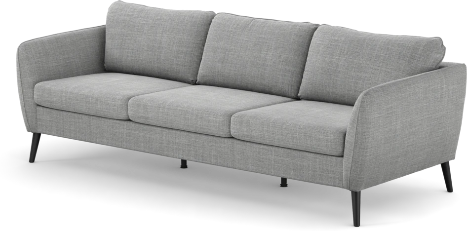 County - 3-sits soffa - Grå