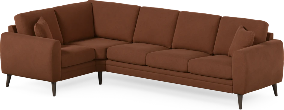 Eden - Hörnsoffa, 1+3-sits - Orange