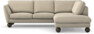 Madison Lux - 2-sits soffa med divan höger - Beige