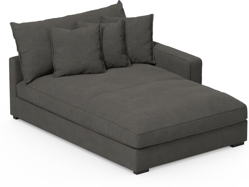 Rossi - Schäslong XL höger - Brun