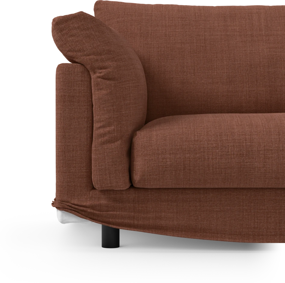 Cherrie Klädsel - Klädsel till 3-sits soffa med schäslong vänster - Orange